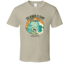 Hawaiian Tropic Dark Tanning Lotions And Oils Distressed T Shirt