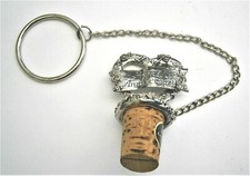Q679) Sintrees Happy Anniversary metal heart wine champagne bottle stopper 