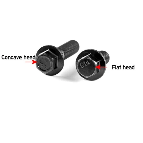 M10x1,25 M12x1,25 Drobny skok Sześciokątne śruby kołnierzowe Czarne Klasa 10,9 Śruby kołnierzowe - Zdjęcie 7 z 8