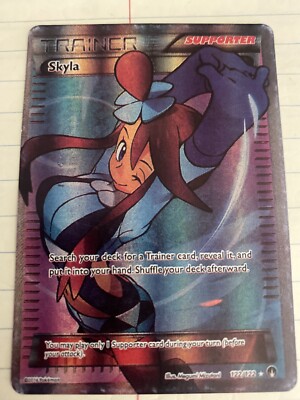 Pokemon XY Skyla Trainer Breakpoint 122/122 Full Art | eBay
