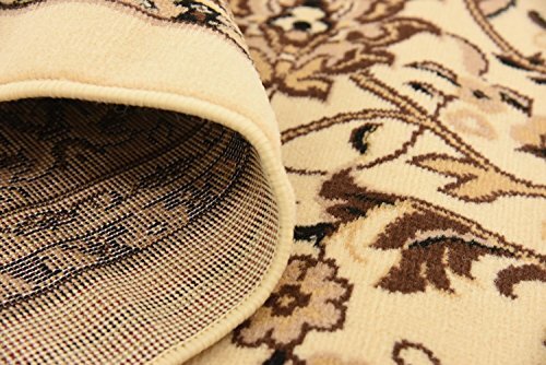 Unique Loom Kashan Collection Traditional Floral Overall Pattern With 8