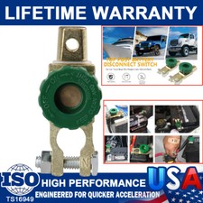 500A- Green Battery Quick-Disconnect Cut-off Master Kill Switch- Shut Off Switch