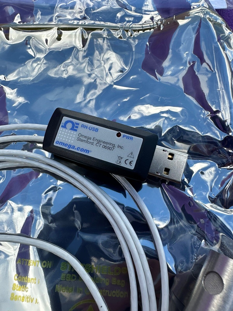 Omega RH-USB USB Temperature & Humidity Sensor Probe with Omega RH-USB USB Temperature & Humidity Sensor Probe with