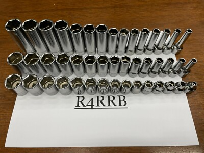 #ad Snap on Tools USA NEW 45pc 3 8quot; Drive Metric 6PT Shallow Semi amp; Deep MASTER SET $1199.95