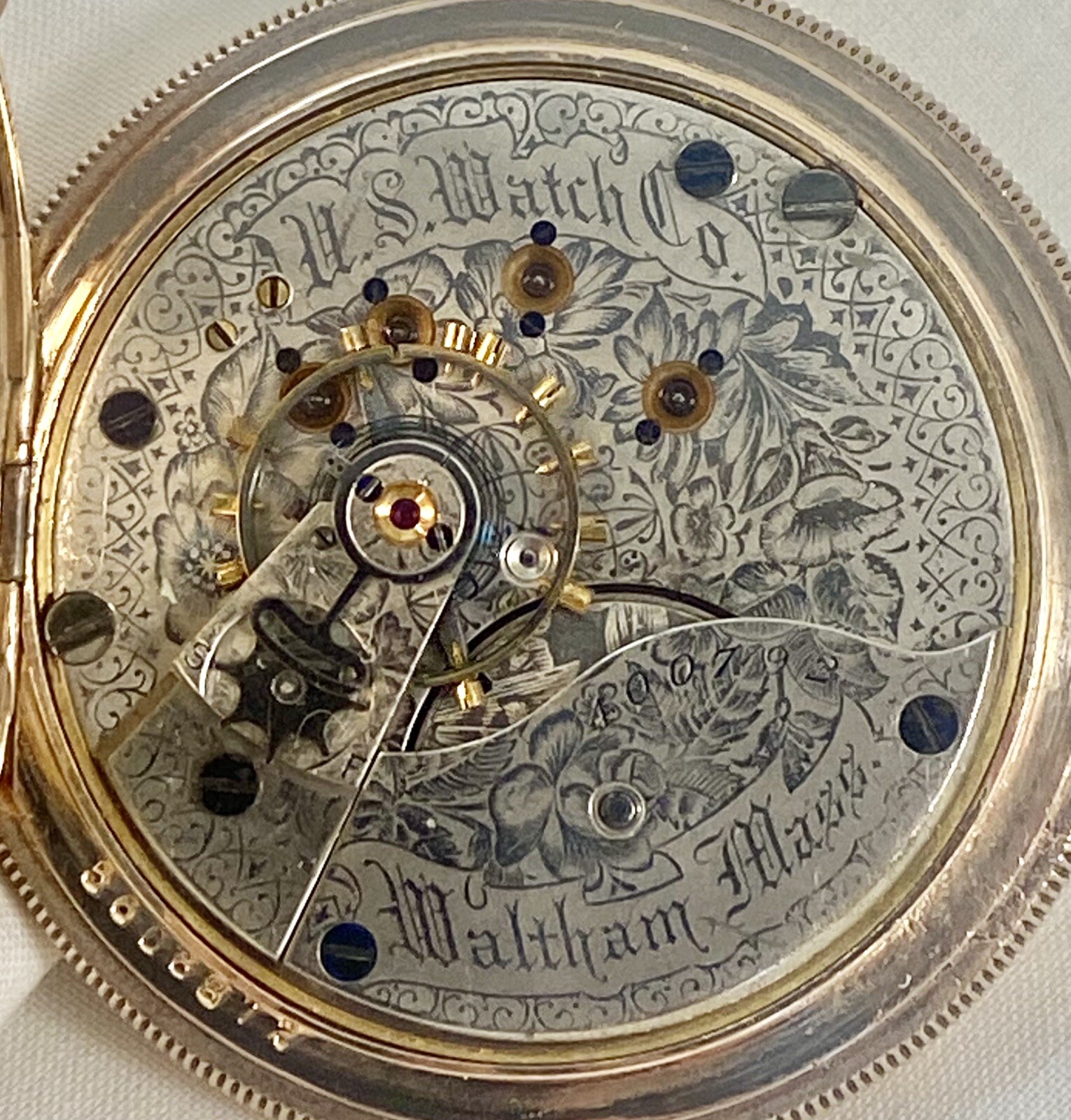 U.S. Watch Co. (Waltham, Mass) Grade  Pocket Watch image 1
