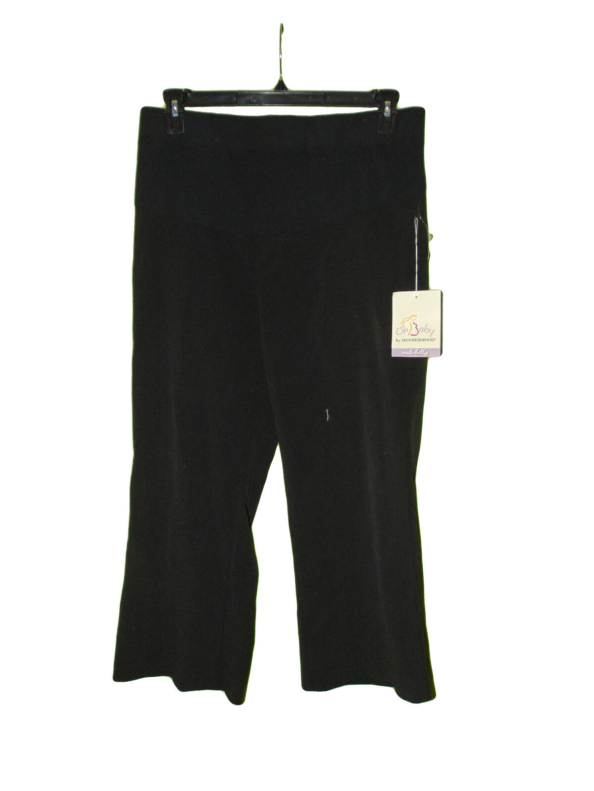 Motherhood Capris Medium Maternity New Mid Belly Black eBay