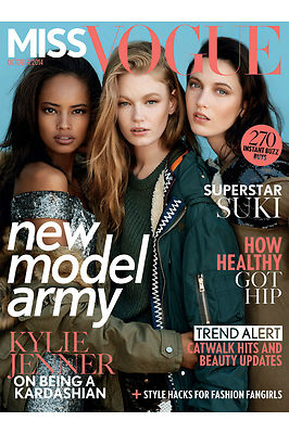 MISS VOGUE Magazine 3 British,Malaika Firth,Hollie May Saker,Matilda Lowthe NEW