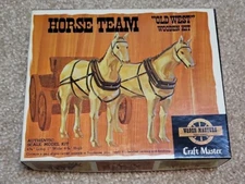 Craft Master Horse Team Wood Kit