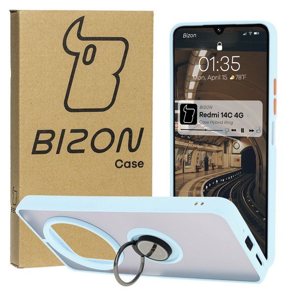 HandyhüLle FüR Xiaomi Redmi 14C 4G/POCO C75 Bizon Case Cover Schutz Hellblau-image