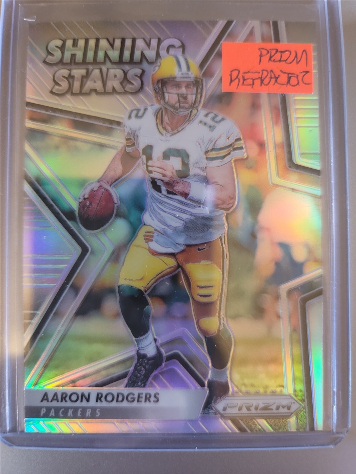 AARON RODGERS 2016 Panini Prizm Shining Stars Prizms Refractor #4 PACKERS
