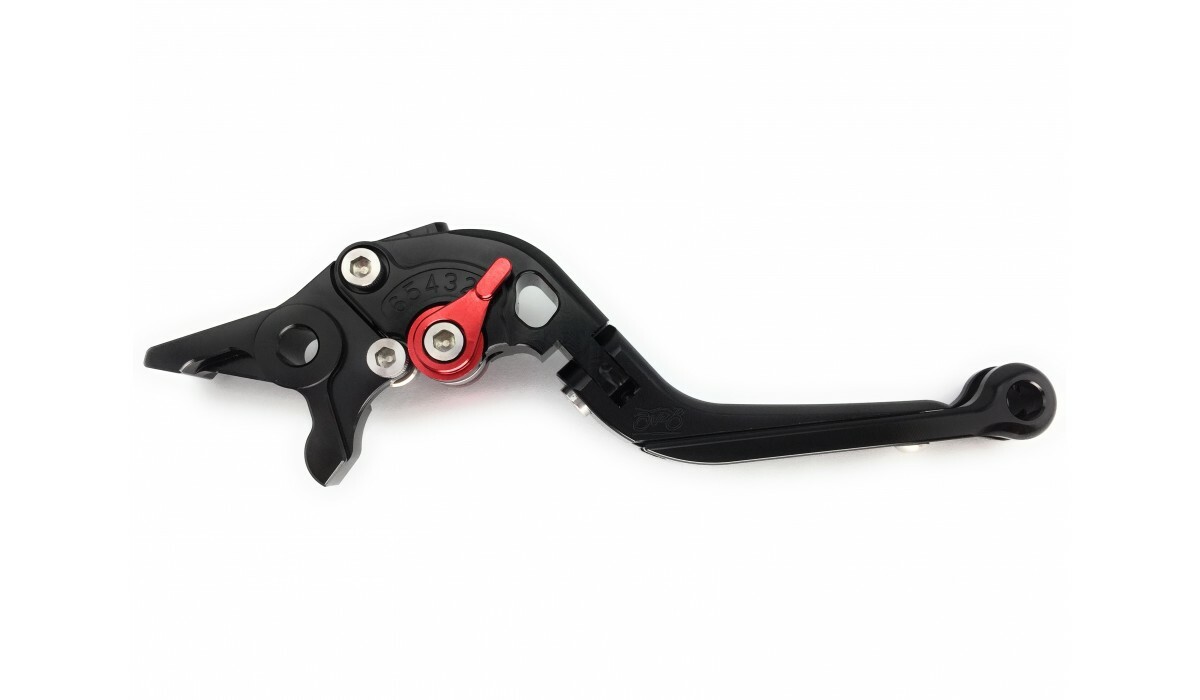 Levier d'embrayage frein pour BMW R1200ST look sport noir et rouge - 3