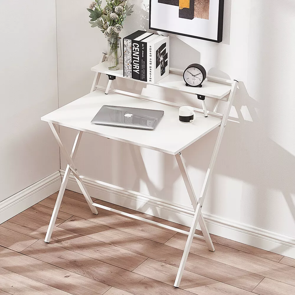 Shelf with folding sale desk
