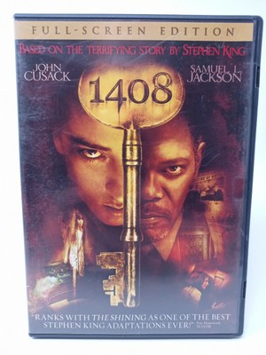 1408 - (DVD, 2007, Full Screen) - John Cusack - Samuel L. Jackson - Horror Movie