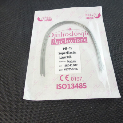 NiTi Super Elastic Rectangular Wires (16x16, 16x22, 17x25, 19x25) | 10 Pcs. Per Pack - Foto 7