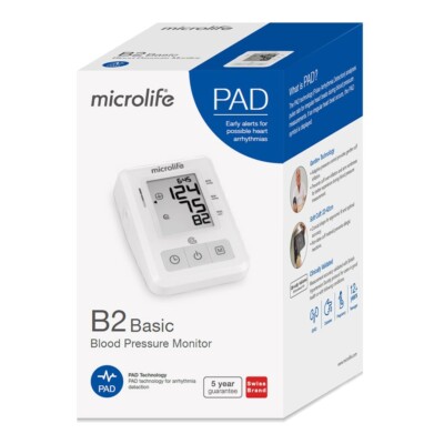 Microlife Blood Pressure Monitor Gentle+ Automatic BP B2 Basic Model IHB Detect