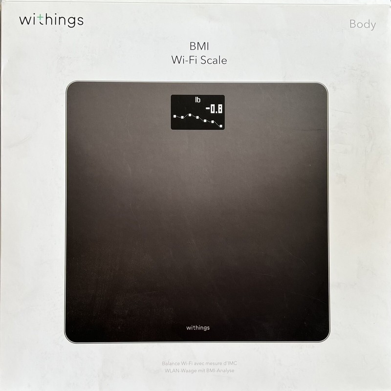 Withings Body Weight & BMI Wi-Fi Smart Scale - Black