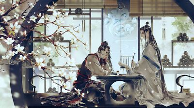 Anime wei wuxian  lan zhan ying Playmat Gaming Mat