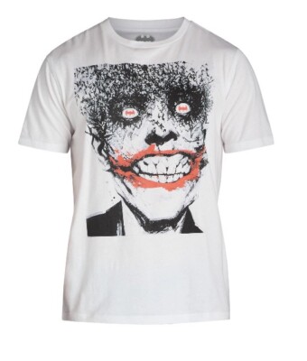 The Joker Batman Men's Graphic Tee with Short Sleeve Size Medium ( M ) New W/Tag