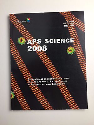 APS Science 2008 Paperback Argonne National Laboratory Research Engineering 