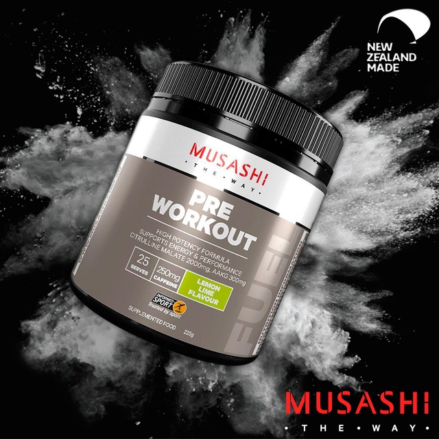 Musashi Lemon Lime Preworkout Powder 225g for sale online eBay