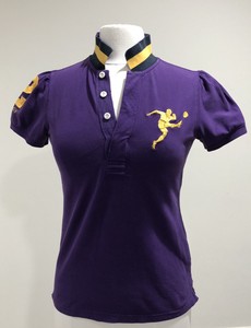 camisa polo lila