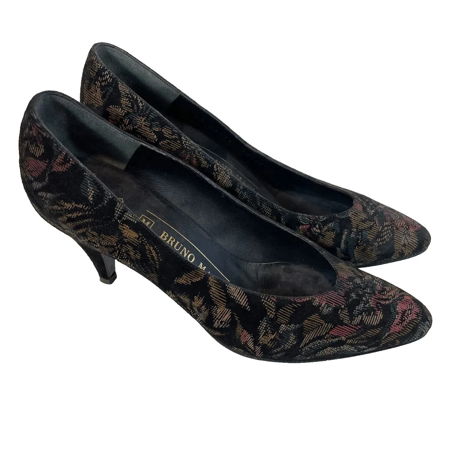 Женские туфли с цветочным узором Bruno Magli