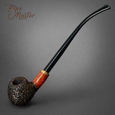 Mr. Brog WOODEN TOBACCO SMOKING PIPE 114  Constance Rust Churchwarden Briar Box