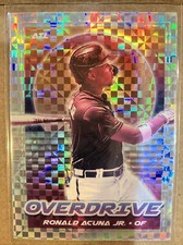 2021 Chronicles Overdrive Ronald Acuna Jr Building Blocks Prizm Braves