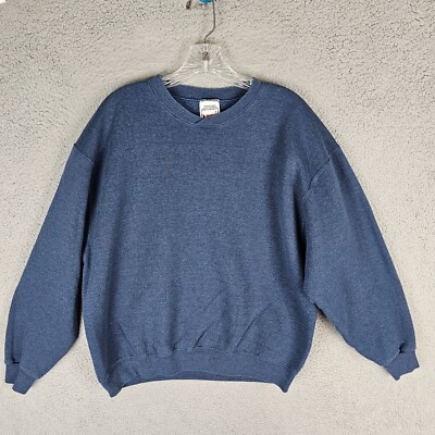 Vintage Wilson Sweatshirt Size Large Crewneck Pullover Blank