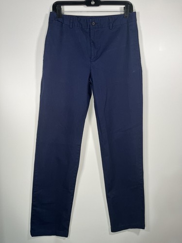 Polo Ralph Lauren Navy Blue Chino Pants W/ Red Pony Boys Size 20 - 28" Waist - Picture 5 of 8