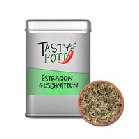 Tasty Pott Estragon Geschnitten 30G Dose KräUter Spices Herbs GewüRzdose