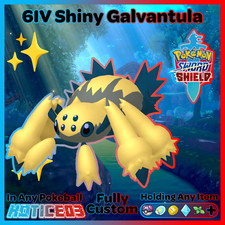✨ Ultra SHINY 6IV GALVANTULA ✨ Pokemon SWORD and SHIELD lv100 EVs +MasterBall