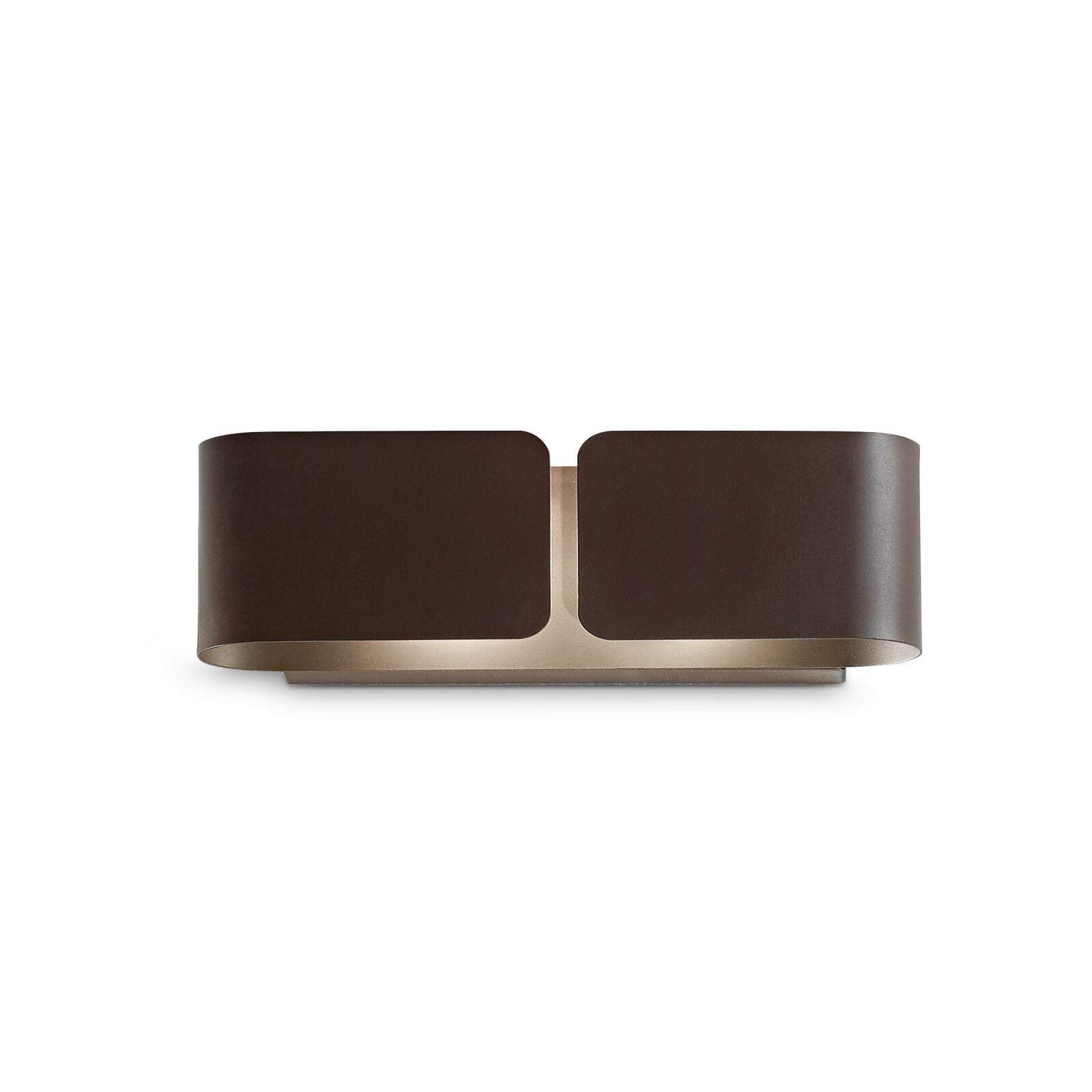 Applique da parete moderno marrone a 2 luci DL1943