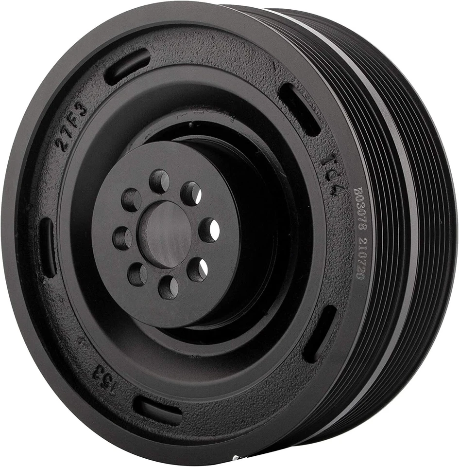Polea equilibradora armónica del cigüeñal compatible para Audi A6 A7 A8 Q5 Q7 S4 Foto 3 de 4