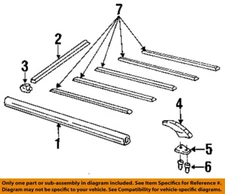 GM OEM 84-98 Calais Roof Luggage Carrier-End Support Nut 14002811