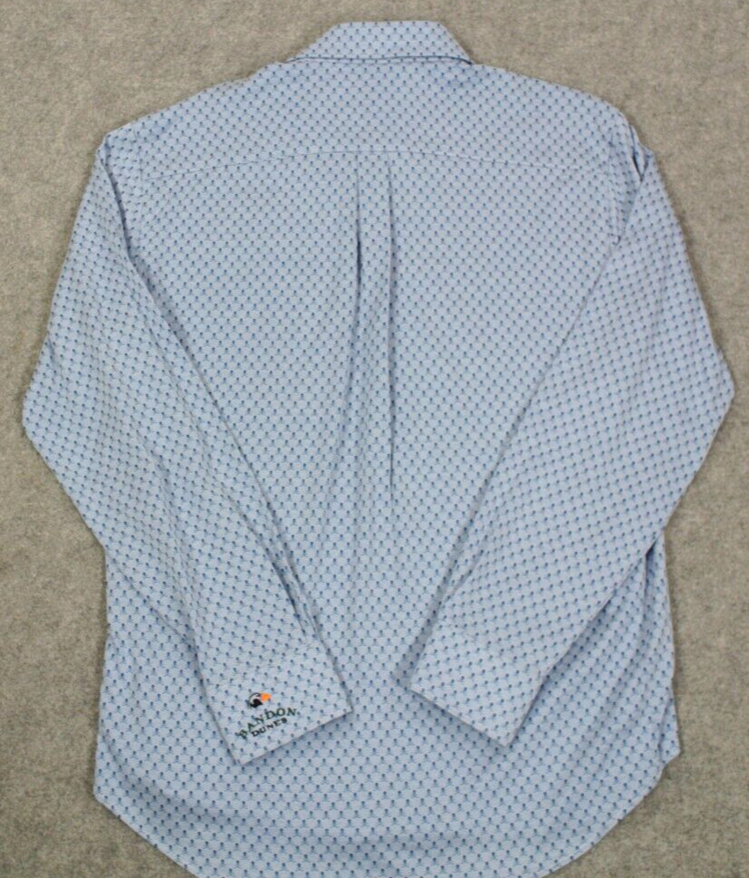 PETER MILLAR + BANDON DUNES OREGON GOLF MENS SKULL Heavyweight LS Sz L Shirt