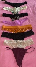 Vintage lote 8 panties PINK Victoria's Secret 4544
