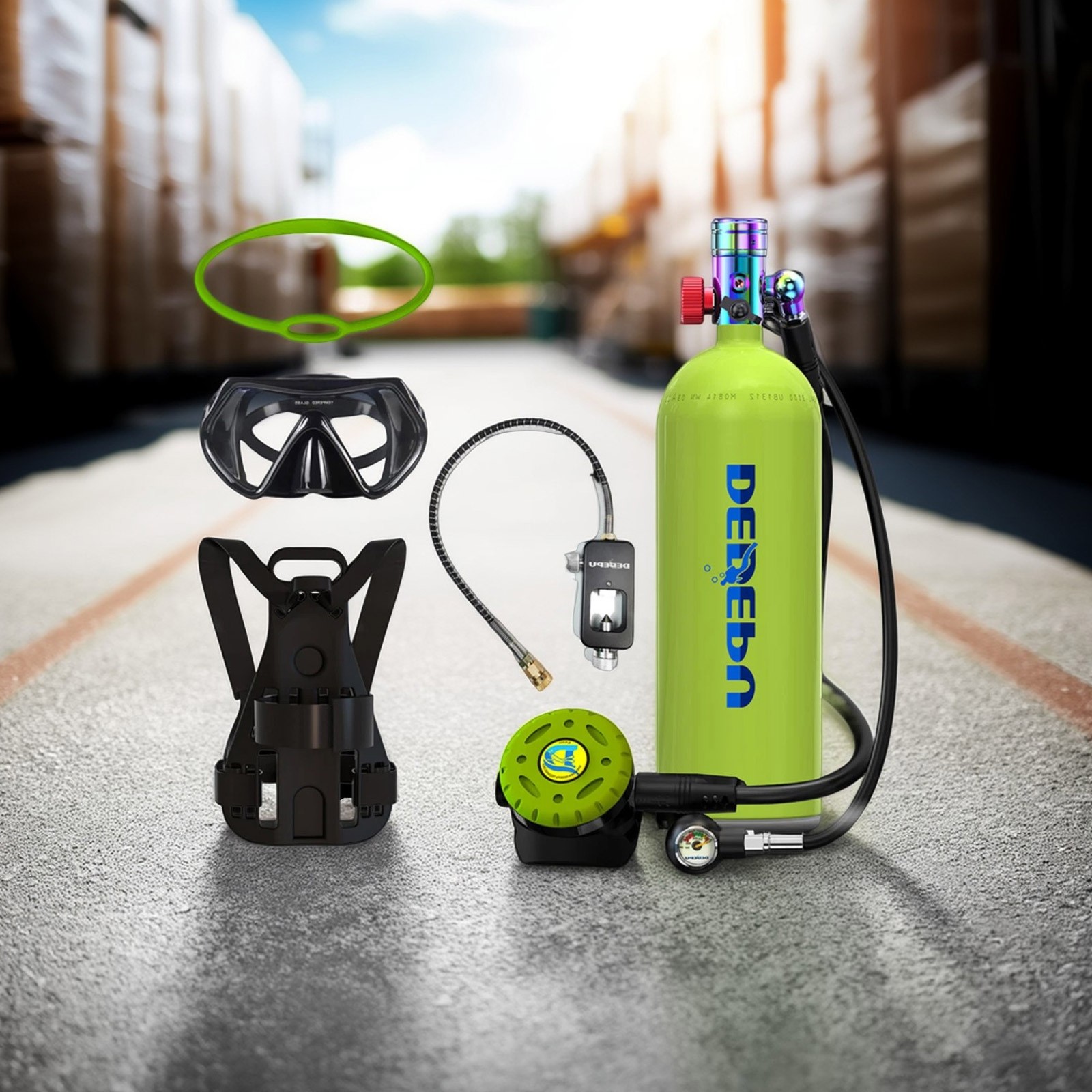 Mini Scuba Diving Tank Portable Oxygen Tank for Diving and Snorkeling