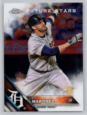 2016 TOPPS CHROME #4 J.D. MARTINEZ DETROIT TIGERS