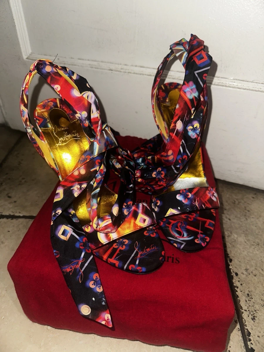 Christian Louboutin Block Multicolor Heels for Women for sale | eBay