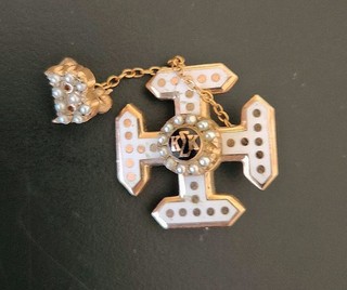 VINTAGE Kappa Sigma Kappa (Theta Xi) fraternity pin