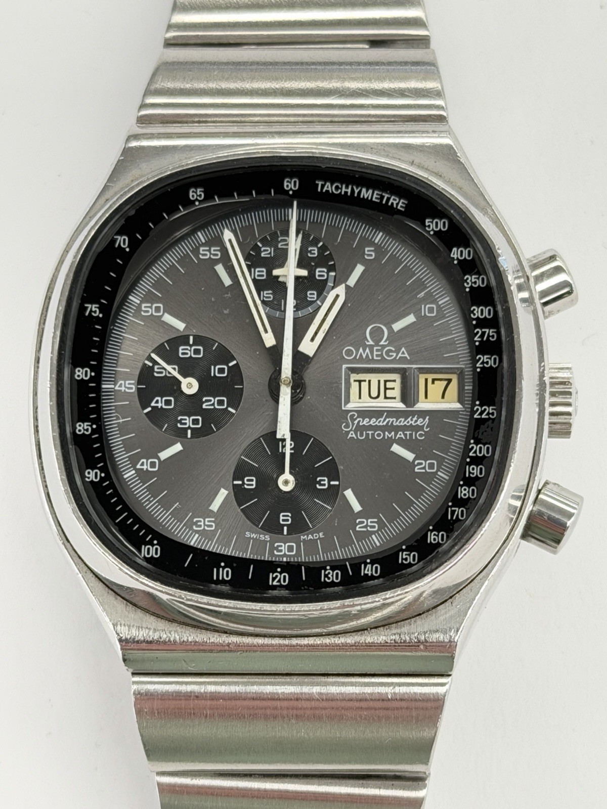 Omega Speedmaster Chronograph Day-Date TV Dial 40mm Automatic Watch