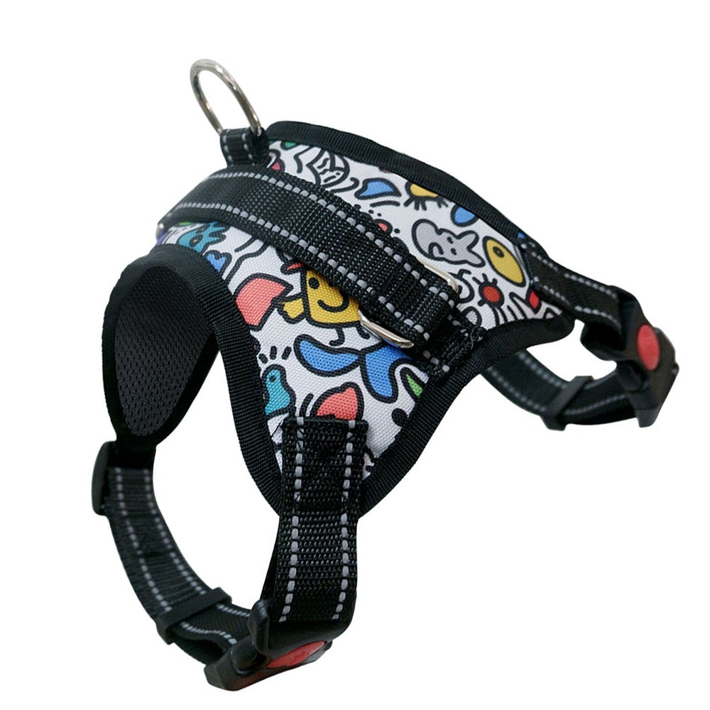 Dog Harness Adjustable Reflective Safe Breathable Pet Walking Vest