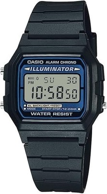 Casio F-105W-1AQ Vintage Digital Retro Watch WR LED Alarm Chrono Illuminator NEW
