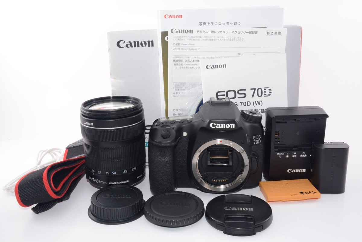 Exc+5/In Box/21484shots]Canon EOS 70D /EF-S18-135 IS STM kit