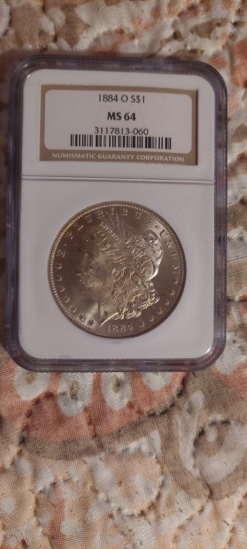 1884-O Morgan Dollar S$1 NGC MS64
