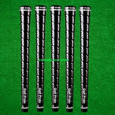Golf Pride Tour Wrap 2G Jumbo Oversize Black Grips .600 Round – Pack of 5