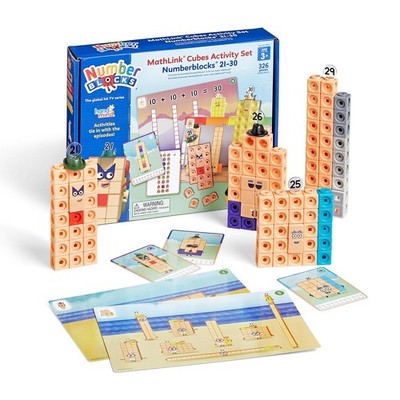 MathLink Cubes Numberblocks 21 30 Activity Set