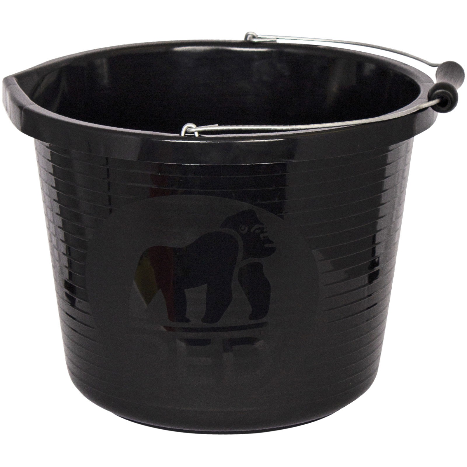 Red Gorilla Premium Bucket 3 gallon (14L) - Black