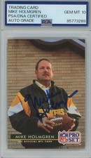 Mike Holmgren 1992 Pro Set GEM MT 10 RC Rookie PSA/DNA Signed Auto Autographed